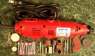 40pc Electric MINI ROTARY DIE GRINDER TOOL  ACCESSORIES grind sand polish dremel