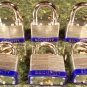 6pc 2 inch Security LAMINATED PAD LOCKS Keyed Alike NEW lock