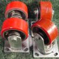 4pc. 4" STEEL WHEELS new caster swivel tire wheel