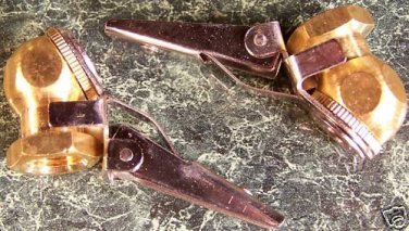 2pc. BRASS LOCKING BALL TIRE CHUCK air tool new