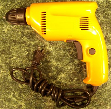 3/8" ELECTRIC DRILL REVERSIBLE and VARIABLE SPEED Keyless Chuck UL Listed New