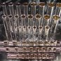 27pc SAE DEEP CHROME SOCKET SET with HOLDER TOOL 1/4 3/8" 1/2"dr ratchet rat new