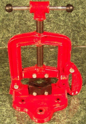 4" Bench PIPE VISE No 2 New clamp for cutting all metal Swing open Jaw steel