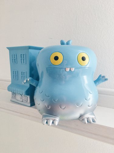 Babo with his Cookie Shop : Solid Blue by David Horvath