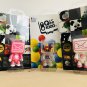 Toy2R Qee 2.5, Qee 1000 Rare, Qee Virus (pink and white) (set of 3)