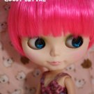 12" Goodyblythe Hair Wig for Blythe Shock Pink Bob W141