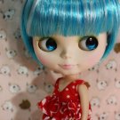 12" Goodyblythe Blythe Hair Wig Mint Highlight Bob W177