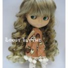 12" Goodyblythe Blythe Hair Wig Brown Curl W35