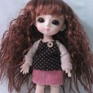 Goodyblythe Lati Yellow Hair Wig Dark Brown Curl LW18