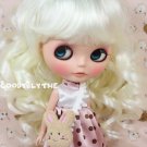12" Goodyblythe Hair Wig for Blythe White Alice W50