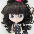 12" Goodyblythe Hair Wig for Blythe Black Alice W41