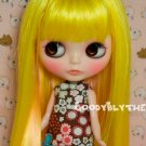 Goodyblythe Blythe Hair Wig Yellow & Pink Straight W270