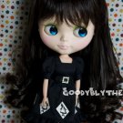 12" Goodyblythe Hair Wig for Blythe Black Curl W222