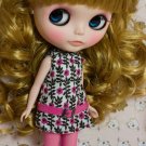 Goodyblythe Shock Pink Stocking BT08 for 12" Blythe