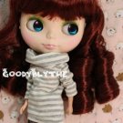 Goodyblythe Blythe Hair Wig Brown Color Curve W169