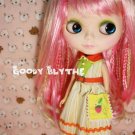 Goodyblythe Blythe Hair Wig Pink Highlight Cute W67