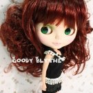 12" Goodyblythe Hair Wig for Blythe Brown Curly W115