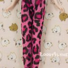 Goodyblythe Pink Leopard Stocking BT11 for 12" Blythe