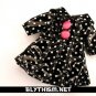 Blythism Black Dots Raincoat J018b(F) fit Blythe