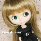 12" Goodyblythe Blythe Hair Wig Gold Blond w/Bow W198