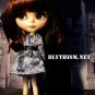 Blythism Blue Pattern Dress fit Blythe / Pullip D109(F)