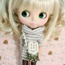 12 Goodyblythe Blythe Hair Wig White Blond Pigtail W183
