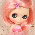 Goodyblythe for 12"Blythe Hair Wig Pink w/Hairpin W299