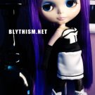 Blythism Black & White Dress D043(F) fit Blythe