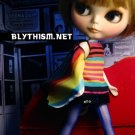 Blythism Dress with strips D047a(F) fit Blythe / Pullip