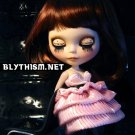 Blythism Peach Puff Dress D058lp(F) fit Blythe / Pullip