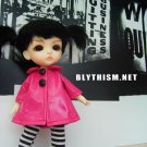 Blythism Pink PVC Raincoat fit Lati Yellow L-C002p