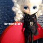 Blythism Black Peter Pan Coat J028(F) fit Blythe