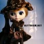 Blythism Brown Embrossed Leather Coat J023br fit Blythe