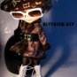 Blythism Brown Embrossed Leather Coat J023br fit Blythe