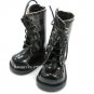Blythe Pullip 1/6 Shoes Silver Brown Checks Boots B27