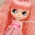 Goodyblythe Hair Wig for Blythe Pink Curve Lolita W305
