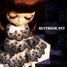 Blythism White & Black Cake dress fit Blythe D099bw(F)