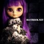 Blythism White & Black Cake dress fit Blythe D099bw(F)