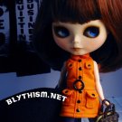 Blythism Orange Vest Dress D062or(F) fit Blythe /Pullip