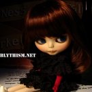 Blythism Black Cake dress fit Blythe / Pullip D099b(F)