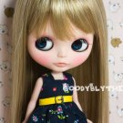Goodyblythe Hair Wig for 12" Blythe Gold Straight W238