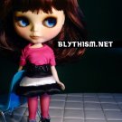 Blythism B&W Bulky Skirt fit Blythe / Pullip B028(F)