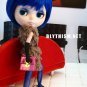 Blythism Brown Fur Vest Jacket J022b(F) fit Blythe