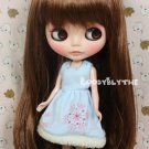 12"Goodyblythe Hair Wig for Blythe Brown Long Curl W307