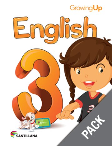 English 3 ( Pack) Growing Up (serie: Para Crecer) (Ediciones Santillana)