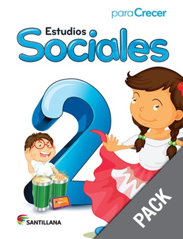 Sociales 2 ( Pack) Serie Para Crecer (isbn:9781618754820) (Ediciones Santillana)
