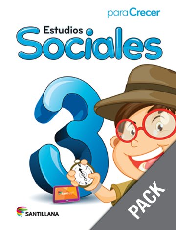Sociales 3 ( Pack) Serie Para Crecer (isbn:9781618754837) (Ediciones Santillana)