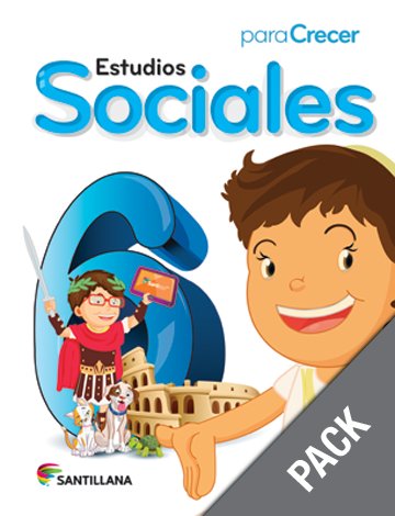 Sociales 6 ( Pack) Serie Para Crecer (isbn:9781618754868) (Ediciones Santillana)