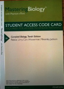 Mastering Biology Internet Access Code With Pearson EText For Campbell ...