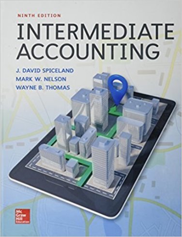 Intermediate Accounting 9th W/ Connect Access Card by J. David Spiceland - isbn 9781260089035